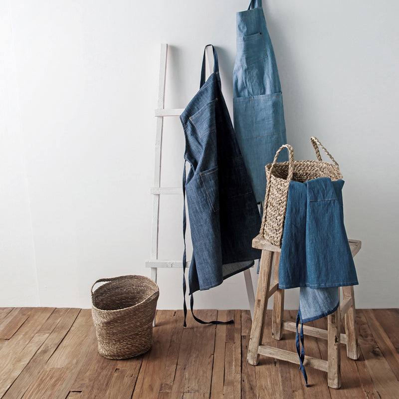 Canvas kitchen Japanese denim cotton apron