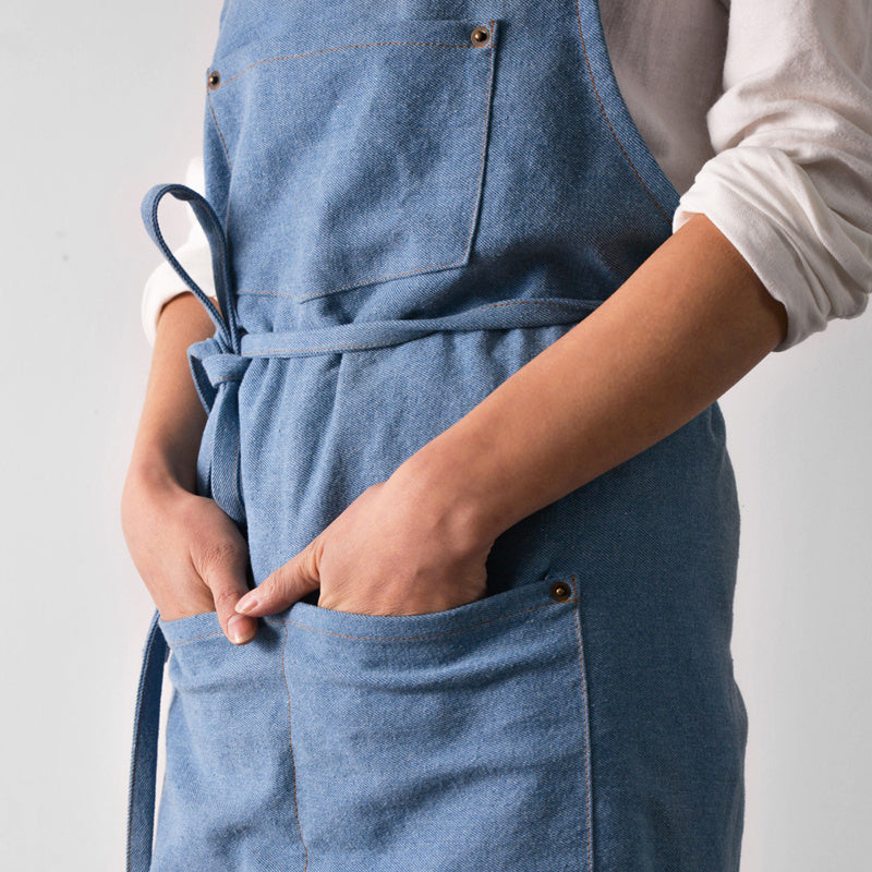 Canvas kitchen Japanese denim cotton apron