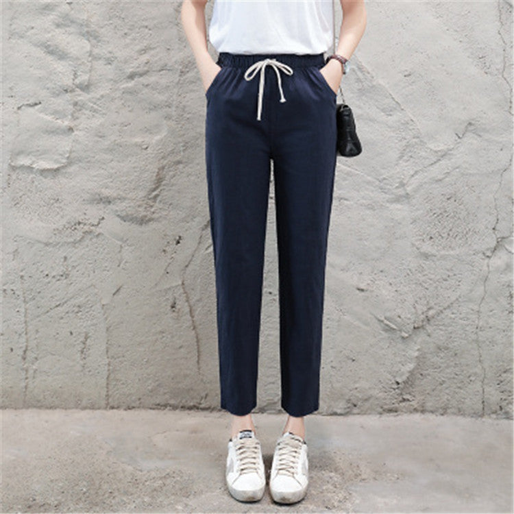 Linen casual pants