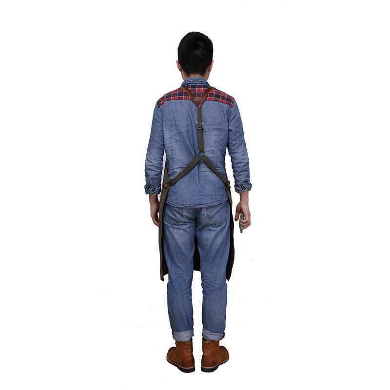 Craftsman Apron Designer Coffee Shop Canvas Apron Work Apron Bag