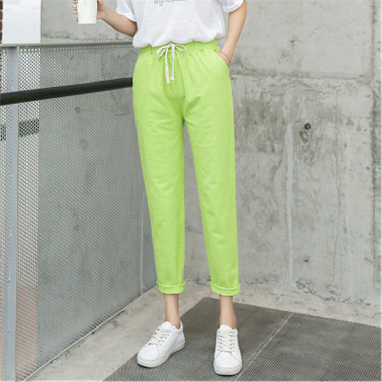 Linen casual pants