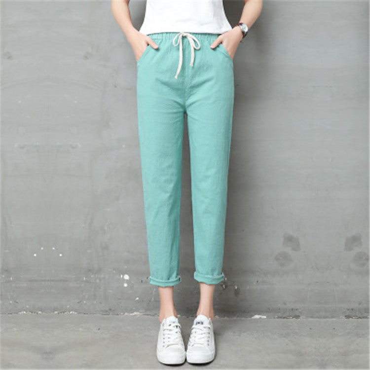 Linen casual pants
