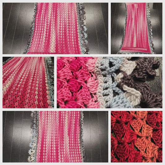 Handmade crochet shawls