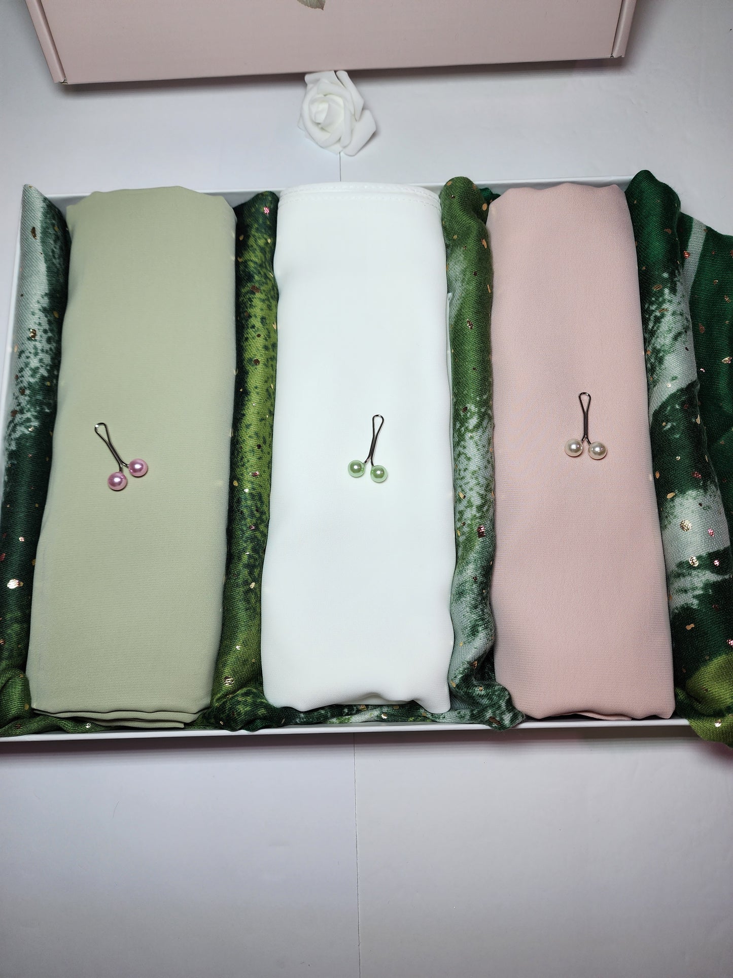 Madina Silk Chiffon Hijab Gift Box