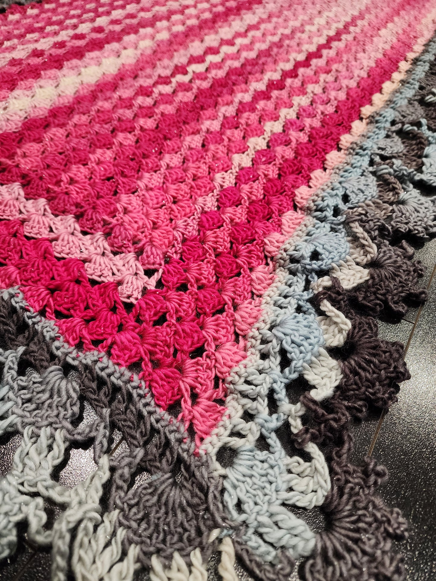 Handmade crochet shawls