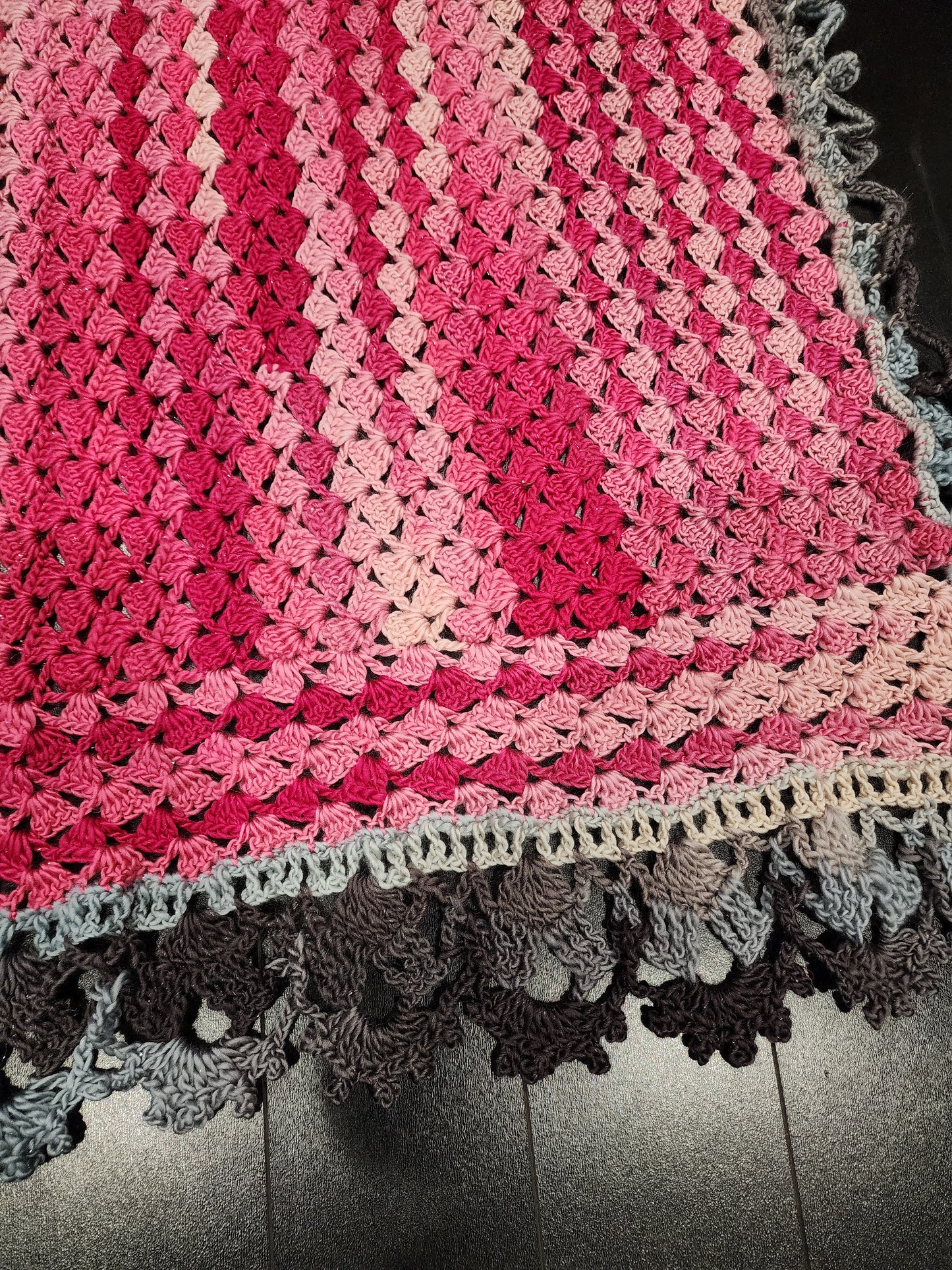 Handmade crochet shawls