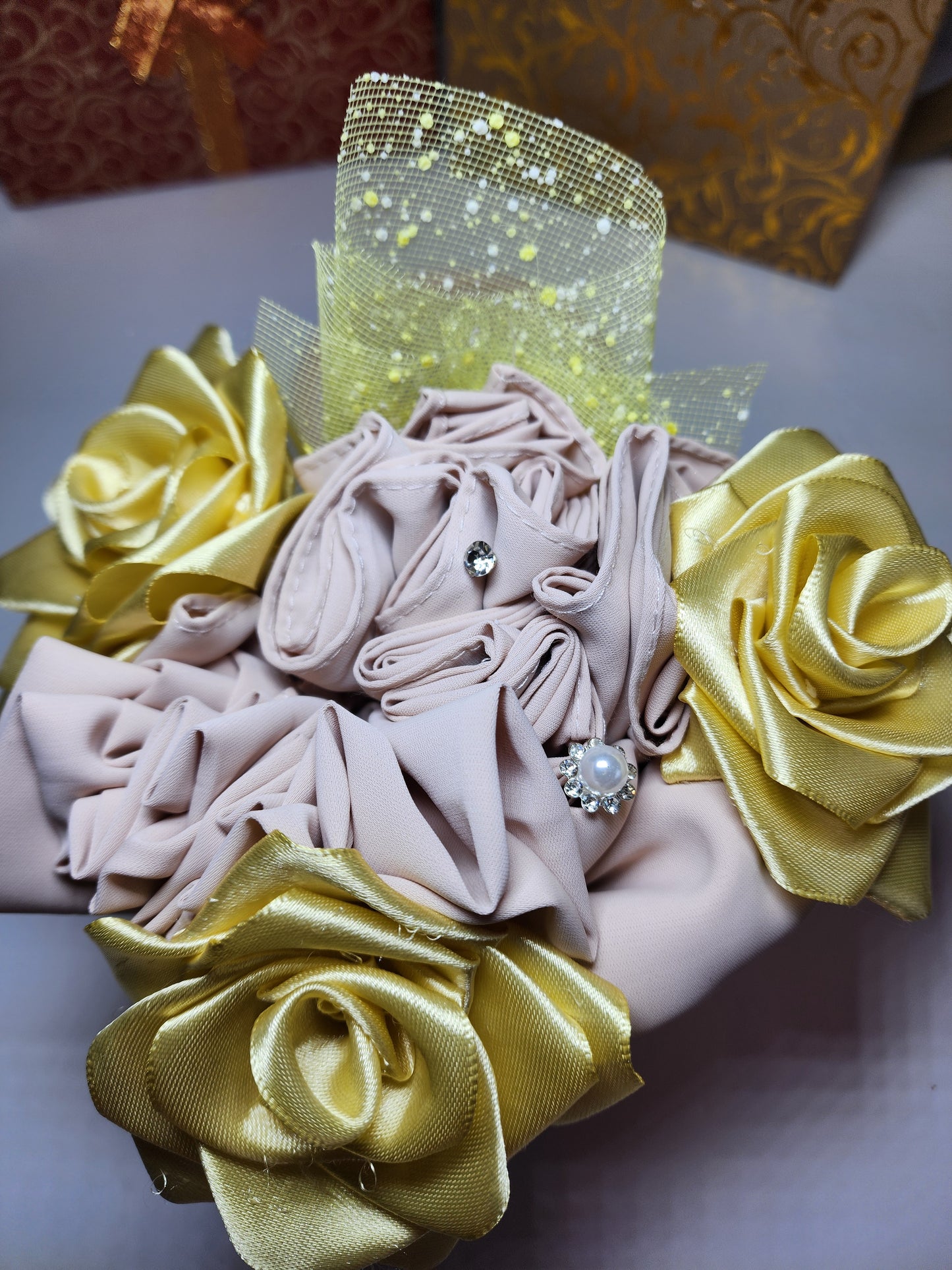 Hijab Ribbon Rose Gift Box