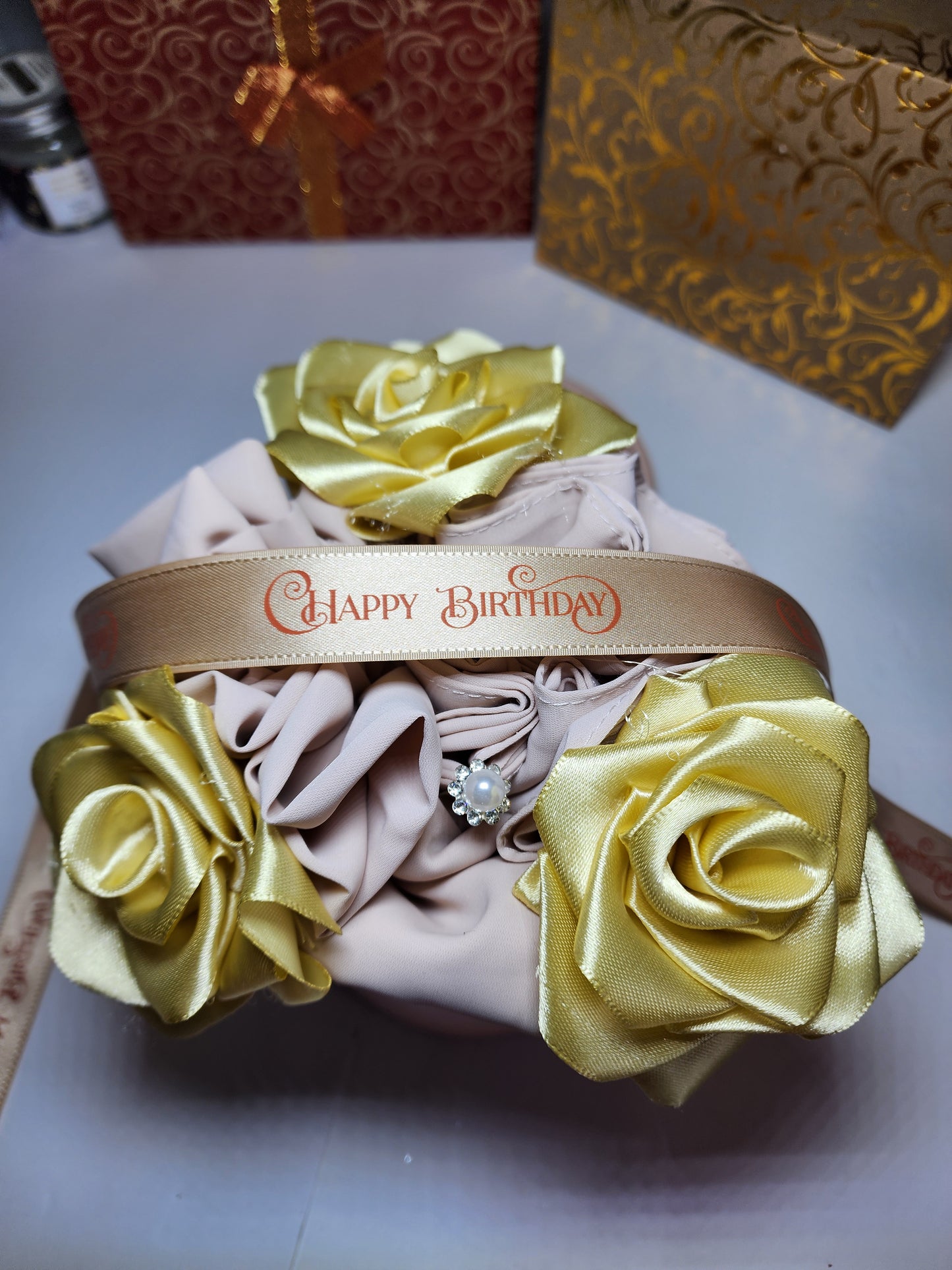 Hijab Ribbon Rose Gift Box