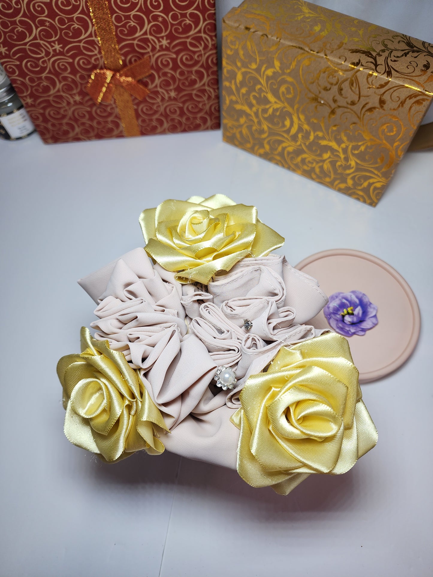 Hijab Ribbon Rose Gift Box