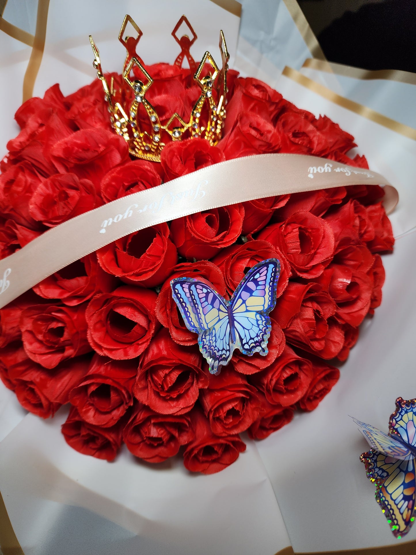 Red flower Rose Bouquet