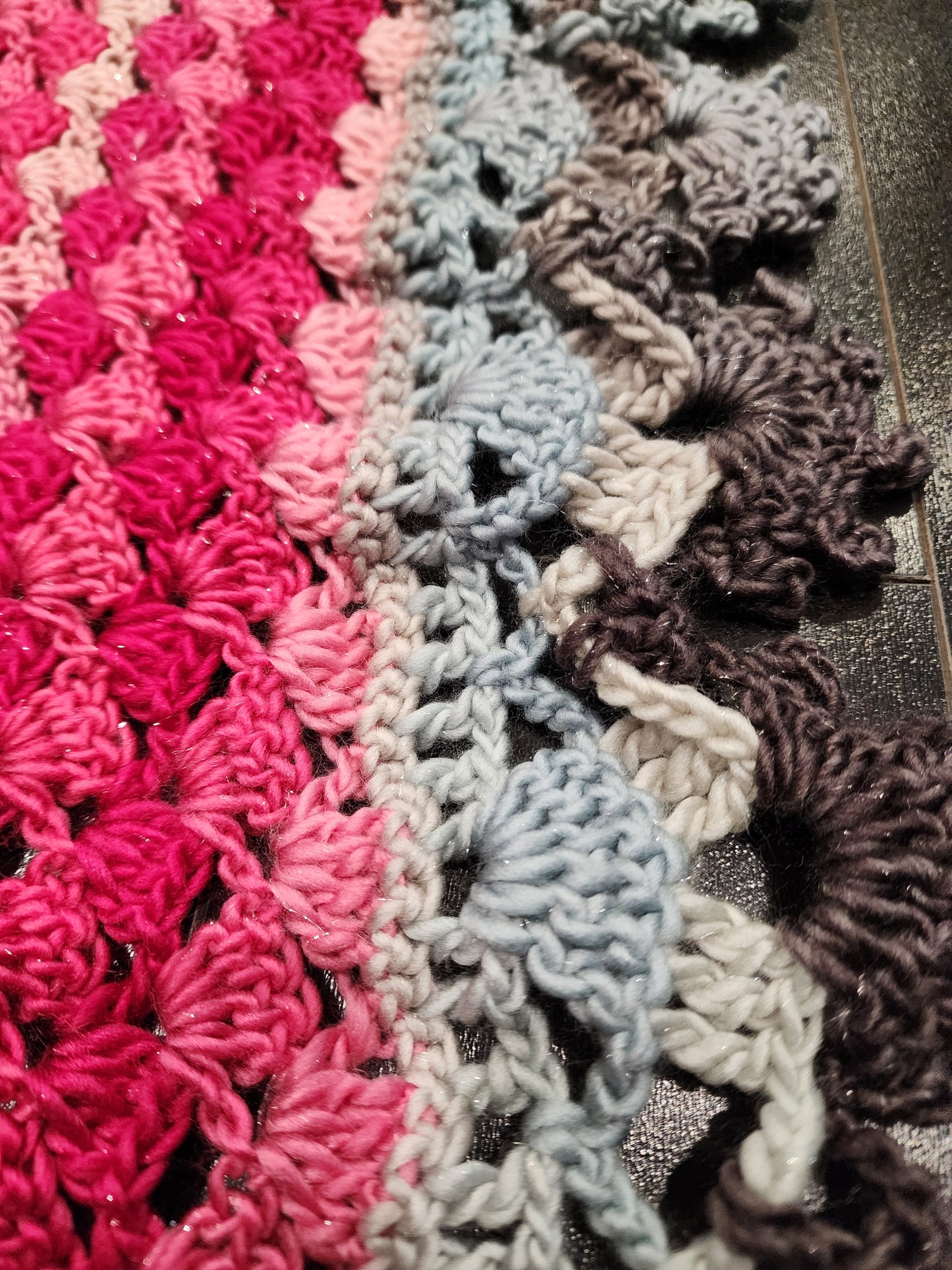 Handmade crochet shawls